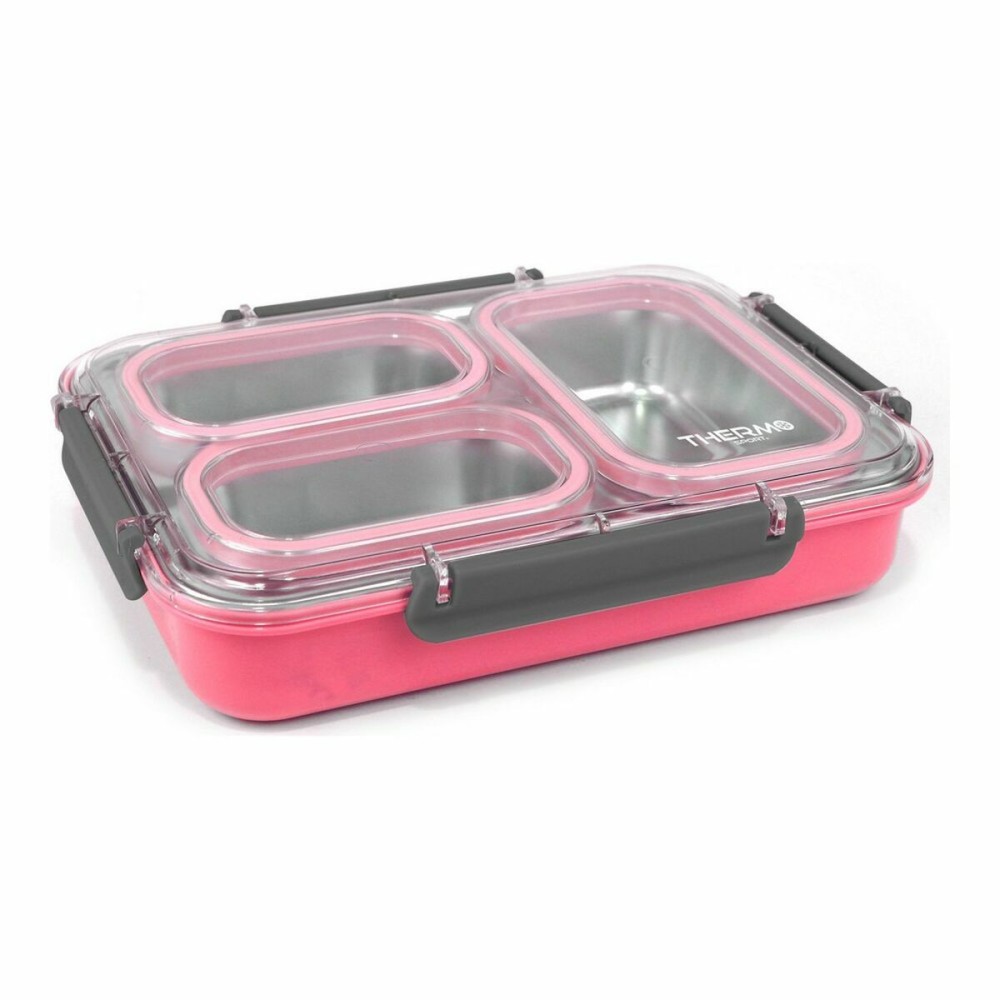 Lunch box ThermoSport Thermosport Steel Plastic 27,5 x 20 x 6 cm Thermal (6 Units)