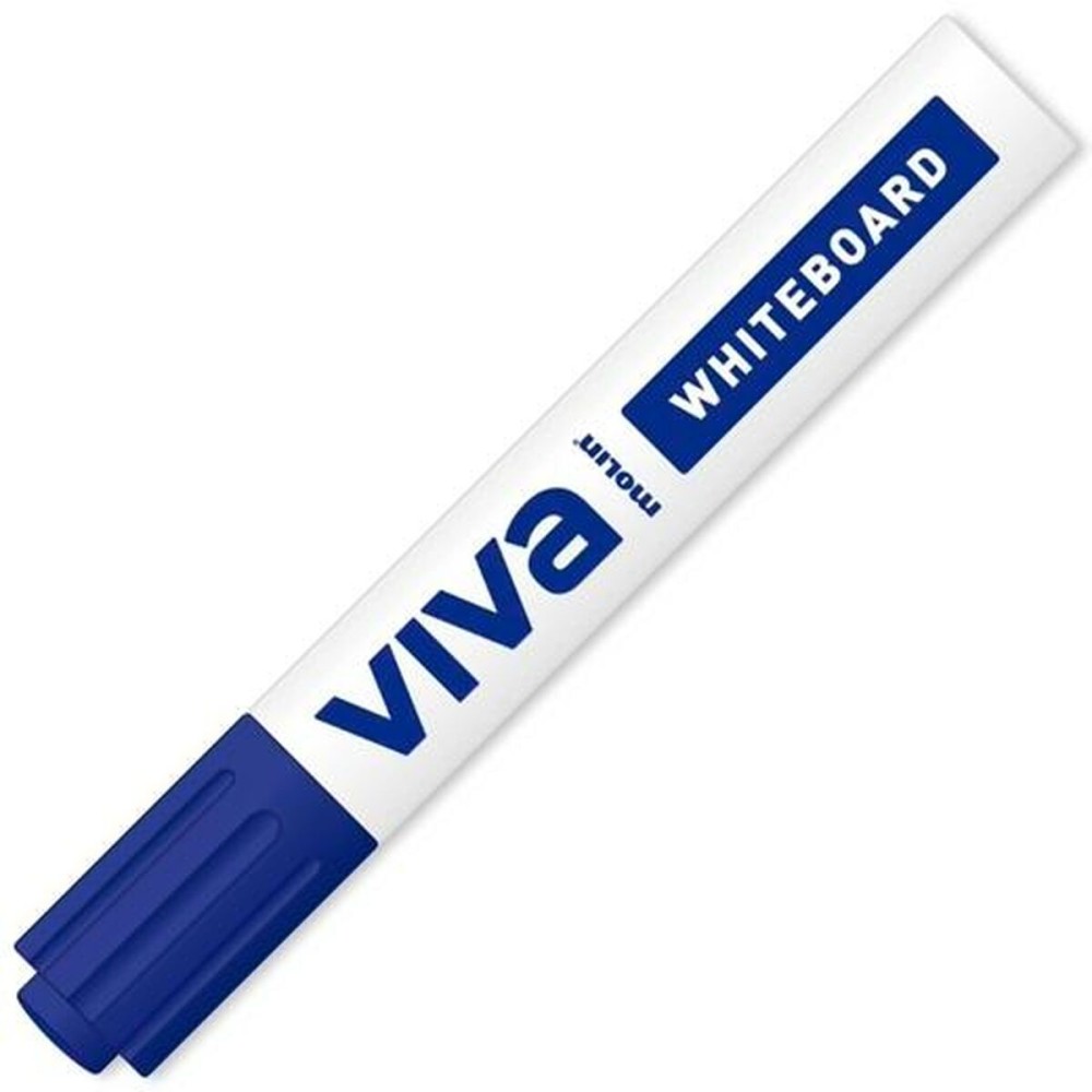 Whiteboard marker Molin Viva Blue (12 Units)