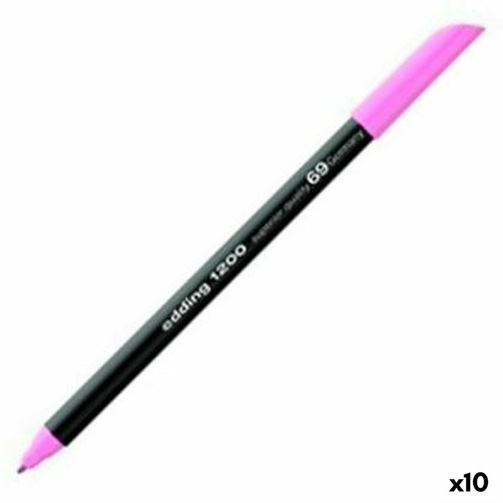 Filzstifte Edding 1200 Neon Rosa (10 Stück)