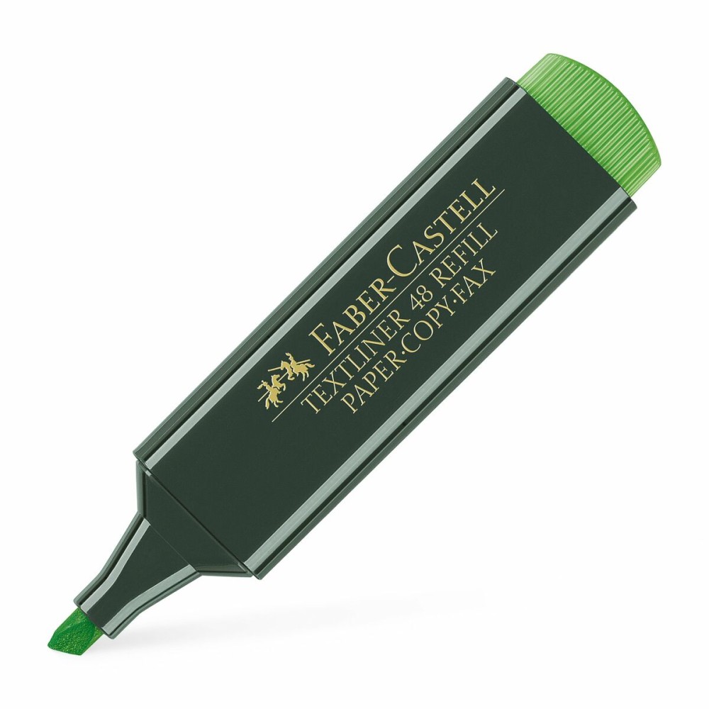 Highlighter Faber-Castell TEXTLINER 48 Green (10 Units)