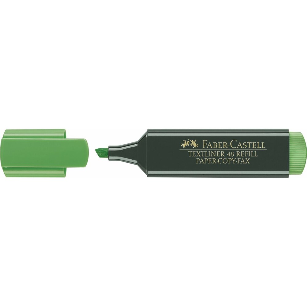 Highlighter Faber-Castell TEXTLINER 48 Green (10 Units)