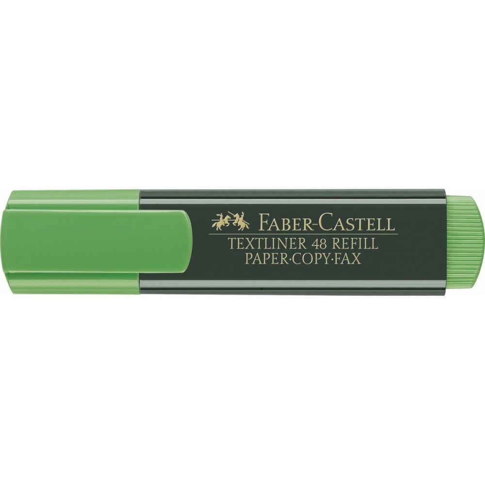 Highlighter Faber-Castell TEXTLINER 48 Green (10 Units)