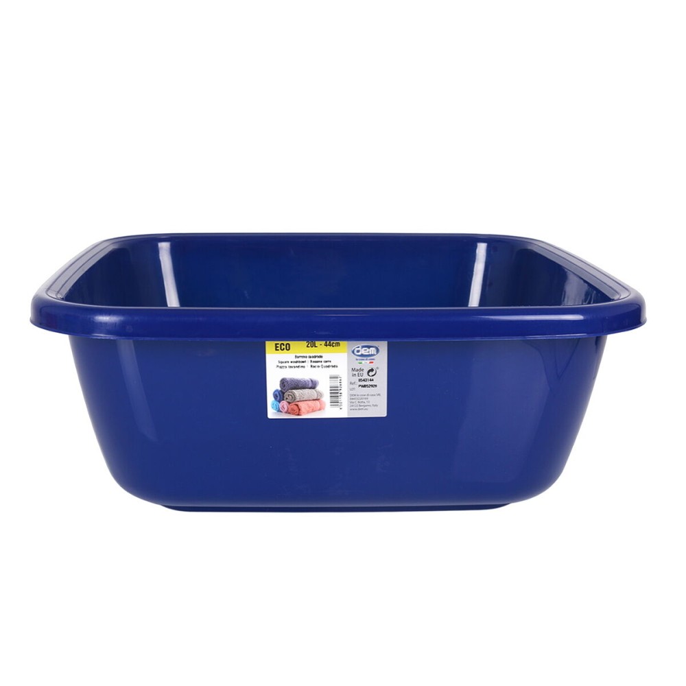 Washing-up Bowl Dem Eco 44 x 44 x 17 cm Blue 20 L