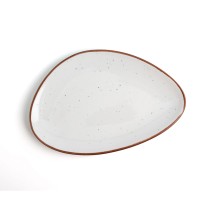 Assiette plate Ariane Terra Céramique Beige Ø 21 cm (12 Unités)