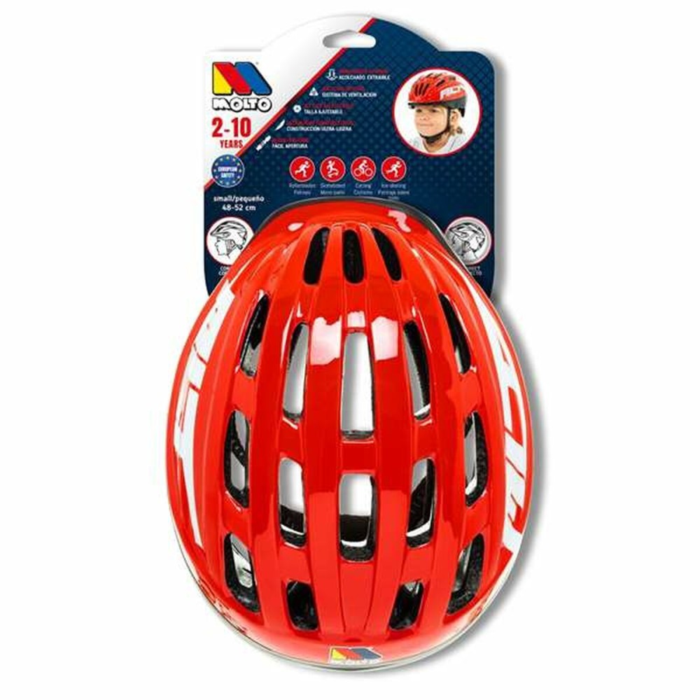 Kinderfahrradhelm Moltó MLT Rot