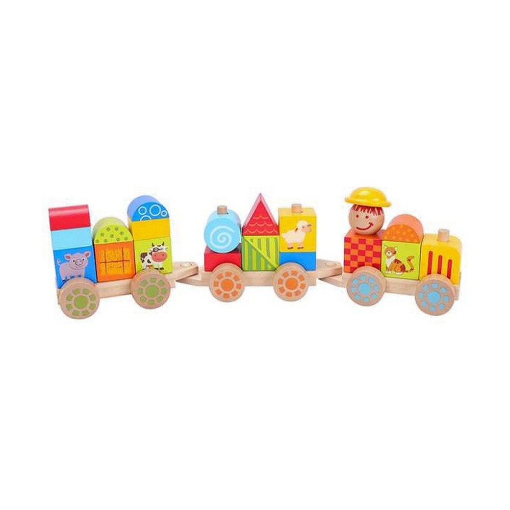 Baby toy Moltó Happy Train 23 Pieces