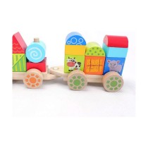 Baby toy Moltó Happy Train 23 Pieces