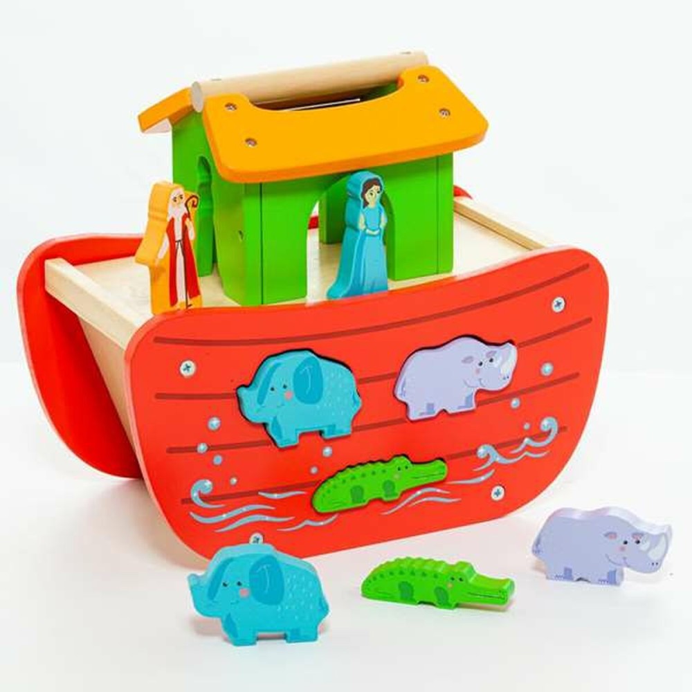 Playset Moltó Noah's ark Wood 17 Pieces