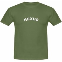 Herren Kurzarm-T-Shirt Nexus PALAU Weiß Braun grün