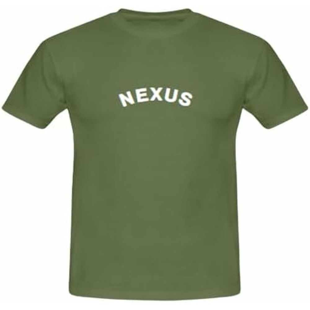 Men’s Short Sleeve T-Shirt Nexus PALAU White Brown Green