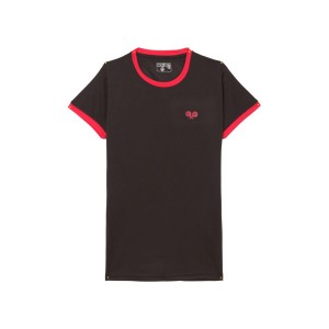 Women’s Short Sleeve T-Shirt Nexus CAMIGUIN Black Red