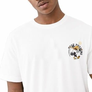 T-shirt à manches courtes homme Snatch & Clash Keep Blanc