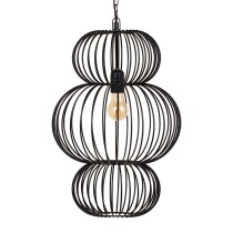 Ceiling Light 34 x 34 x 51 cm Black Iron Ø 34 cm