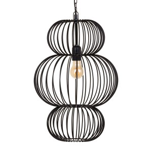 Ceiling Light 34 x 34 x 51 cm Black Iron Ø 34 cm