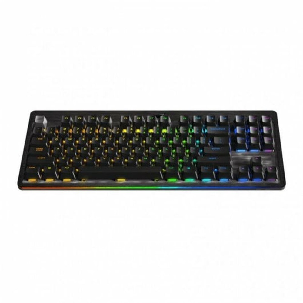 Tastatur Mountain Everest Core Black RGB Schwarz Qwerty Spanisch Englisch