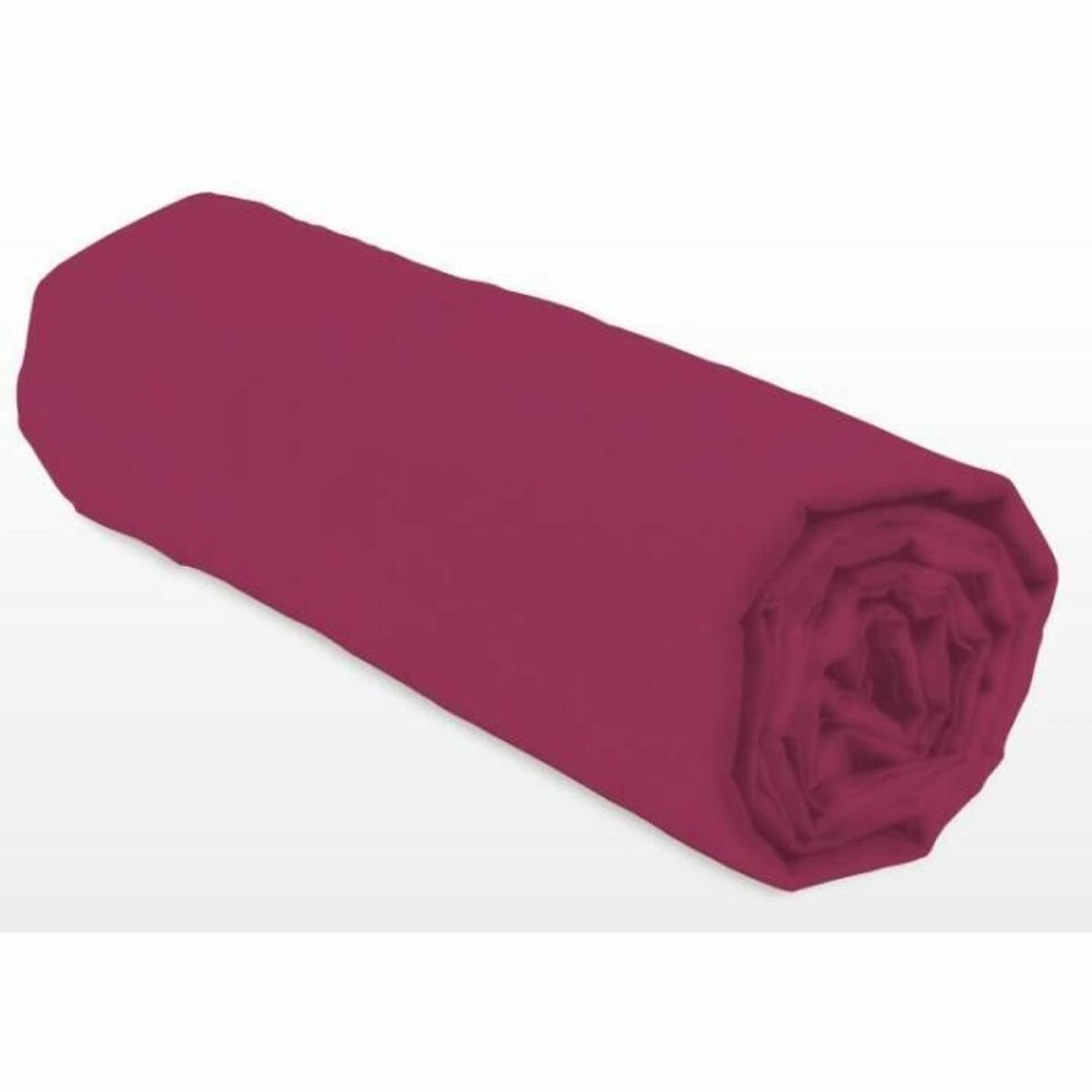 Drap housse Lovely Home LH71616 Fuchsia 140 x 190 + 25 cm