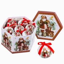 Weihnachtsbaumkugeln Bunt Polyfoam Weihnachtsmann 7,5 x 7,5 x 7,5 cm (14 Stück)