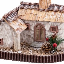 Weihnachtsschmuck Bunt Polyfoam Haus 26 x 18,5 x 16 cm