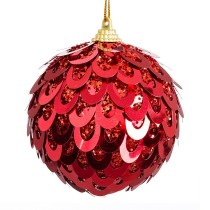 Christmas Baubles Red Plastic Polyfoam 8 x 8 x 8 cm (4 Units)