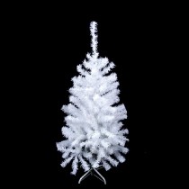 Sapin de Noël Blanc PVC Métal Polyéthylène 70 x 70 x 120 cm