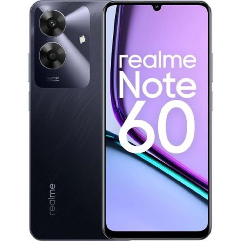 Téléphone portable pour personnes âgées Realme NOTE 60 4-128 BK Octa Core 4 GB RAM 128 GB Noir 6,74"