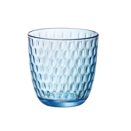 Set de Verres Bormioli Rocco Slot Avec relief Bleu 6 Unités verre 290 ml