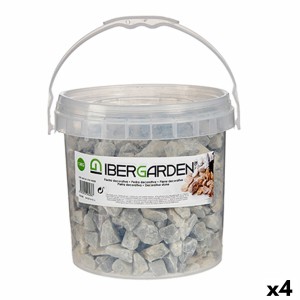 Decorative Stones Ibergarden 3KG-GRIS CLARO Light grey 3 Kg (4 Units)