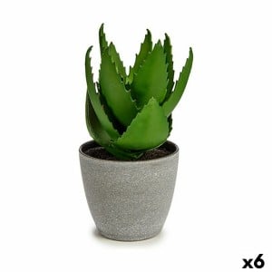 Plante décorative Ibergarden YC184573 Plastique Aloe Vera 15 x 23,5 x 15 cm (6 Unités)