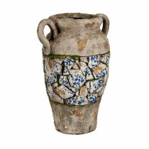 Figure décorative de jardin Ibergarden ZD19007 Polyrésine Vase 21 x 34,5 x 28 cm (2 Unités)