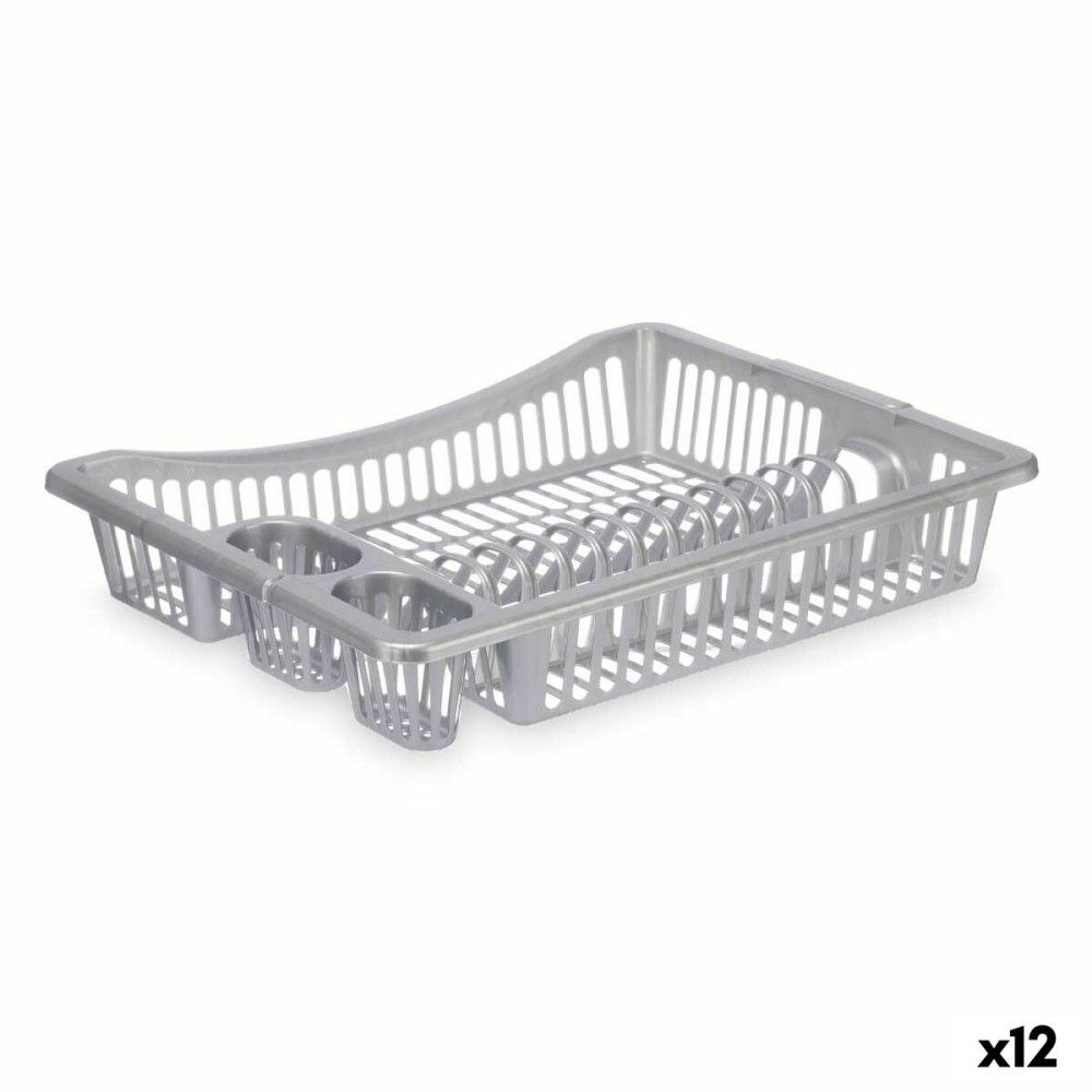 Égouttoir pour Évier Kinvara YMA04 1095 01 Argenté 46 x 8 x 36 cm (12 Unités)