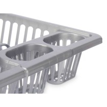 Draining Rack for Kitchen Sink Kinvara YMA04 1095 01 Silver 46 x 8 x 36 cm (12 Units)