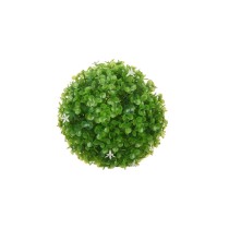 Decorative Plant Ibergarden 556 Plastic Flowers Sheets Ball 17 x 17 x 17 cm (12 Units)