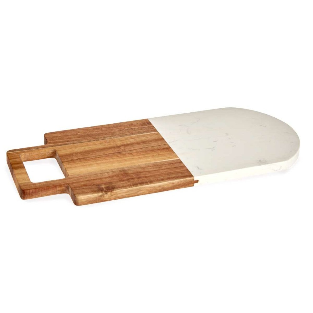 Cutting board Kinvara 78372 White 18 x 1,5 x 38 cm (8 Units)