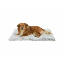 Tapis pour chien Trixie Blanc Noir Gris Tissu Peluche 75 × 55 cm