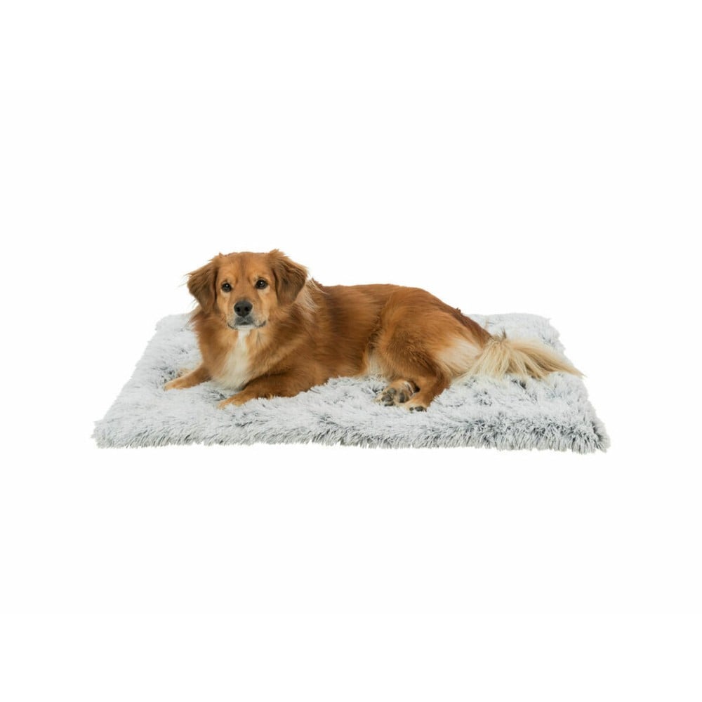 Dog Carpet Trixie White Black Grey Plush 75 × 55 cm