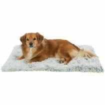 Tapis pour chien Trixie Blanc Noir Gris Tissu Peluche 75 × 55 cm