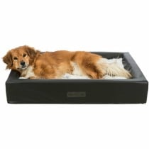 Tapis pour chien Trixie Blanc Noir Gris Tissu Peluche 75 × 55 cm