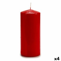 Candle Acorde CY88200M Red 9 x 20 x 9 cm (4 Units)