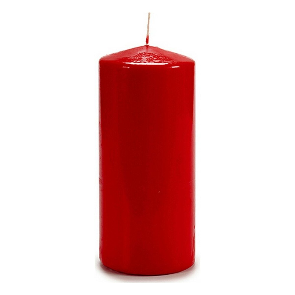 Candle Acorde CY88200M Red 9 x 20 x 9 cm (4 Units)