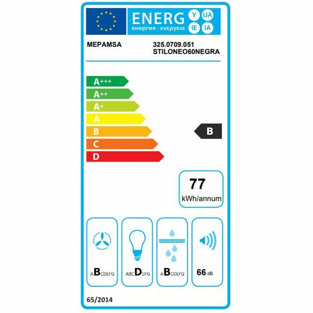 Hotte standard Mepamsa STILO NEO 60