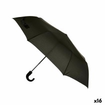 Parapluie Noir Métal Tissu 100 x 100 x 62 cm (16 Unités)