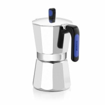 Italienische Kaffeemaschine Monix Induction Express Silberfarben Aluminium 9 Tassen