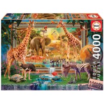 Puzzle Educa 19285 Savana Coming to Life 4000 Stücke