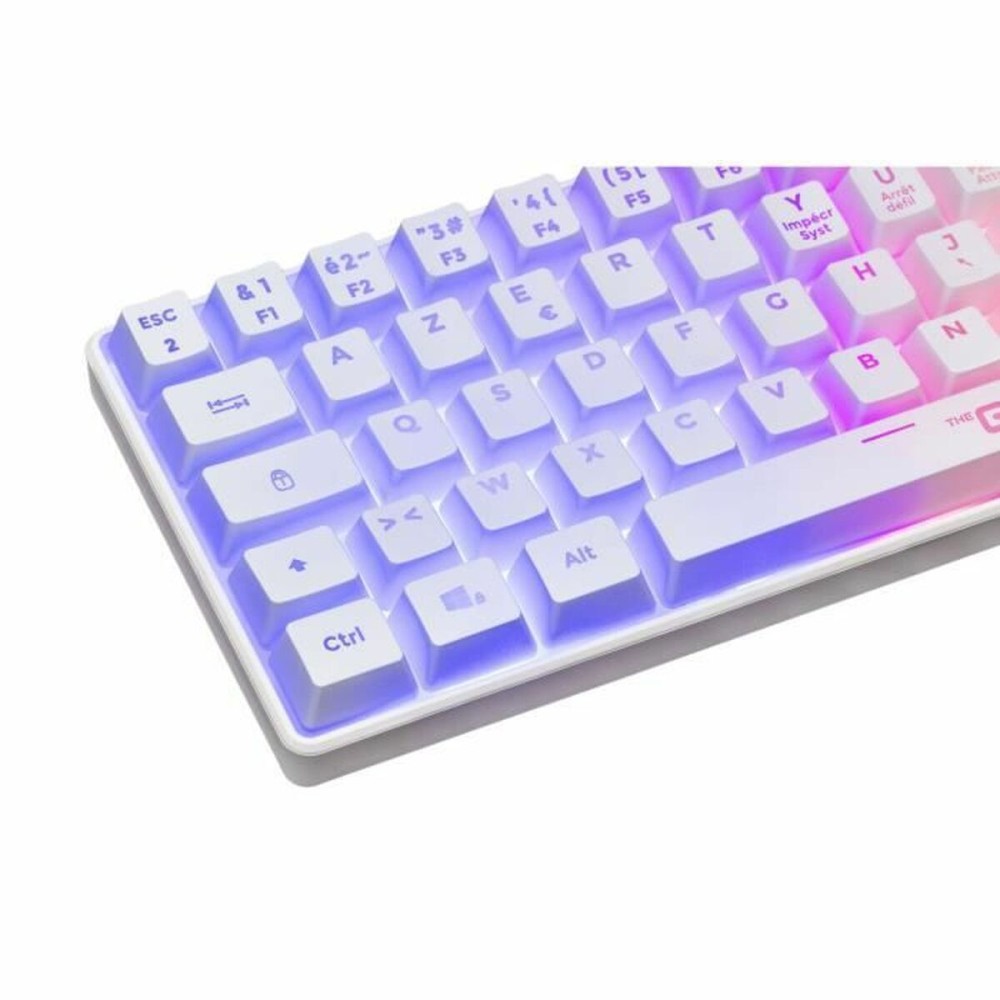 Clavier Bluetooth The G-Lab Azerty Français Blanc