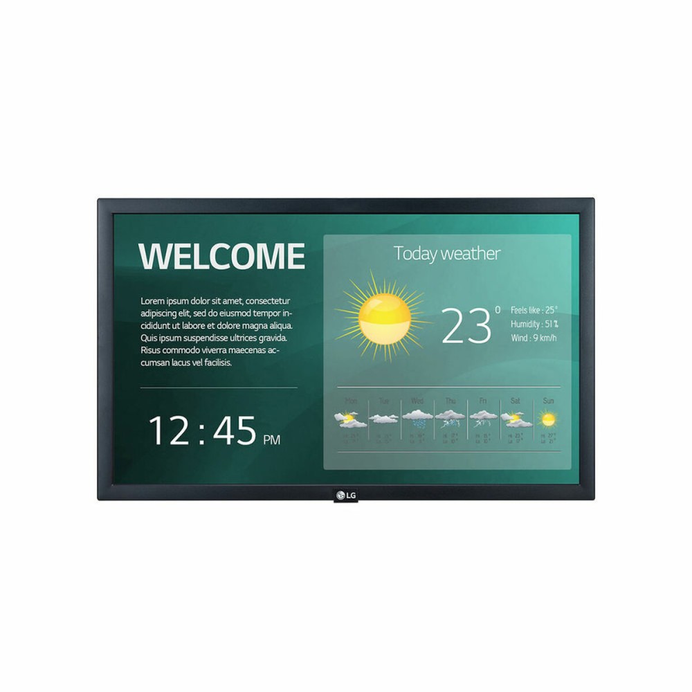 Moniteur Videowall LG 22SM3G-B.AEU 21,5" Full HD IPS