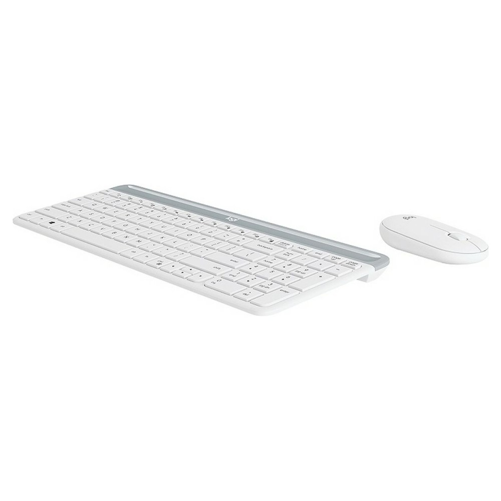 clavier et souris Logitech  MK470 Blanc Français AZERTY