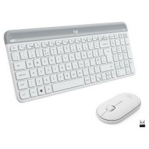 clavier et souris Logitech  MK470 Blanc Français AZERTY