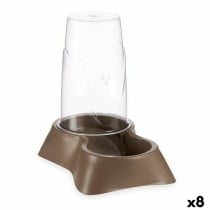 Pet feeding dish Dispenser Beige Plastic 1,5 L 16 x 24,5 x 24 cm (8 Units)