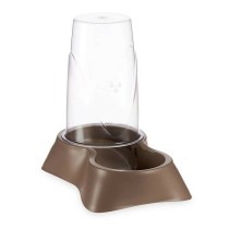 Pet feeding dish Dispenser Beige Plastic 1,5 L 16 x 24,5 x 24 cm (8 Units)