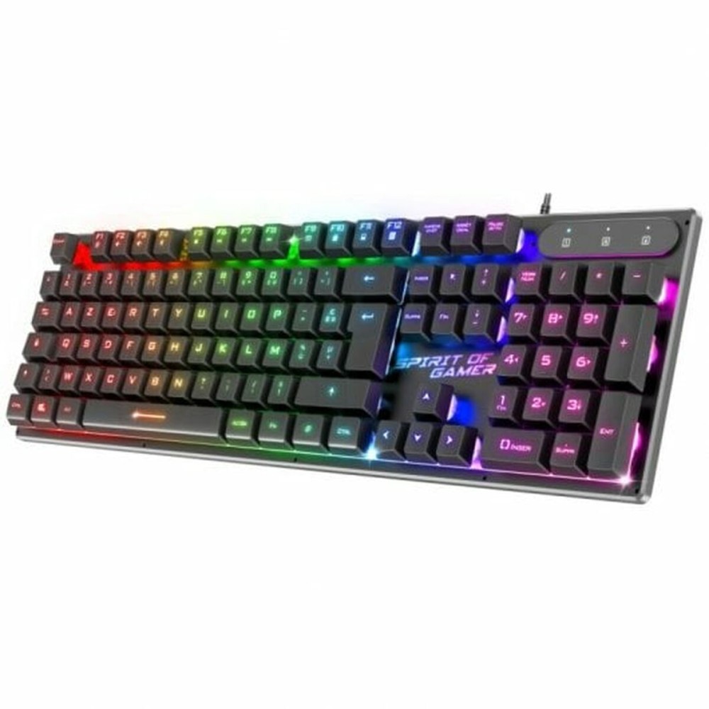 Clavier Spirit of Gamer Noir Espagnol Qwerty